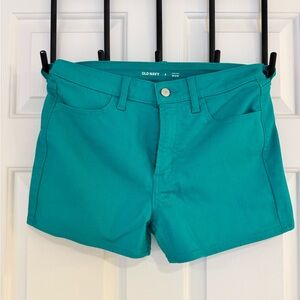 Old Navy Green Jean Shorts Classic Style